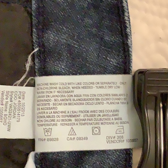 Nine West Cropped Dark Washed Jeans - Picture 6 of 8